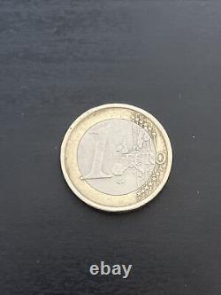 Translation: 'Super rare 1 euro coin from 1999! In very good condition and cleaned'