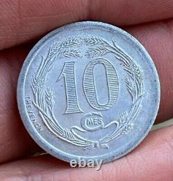 Tres Rare 10 Centimes Djibouti 1921 Spl/unc, Very Rare + Nice Condition