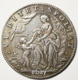 Tres Rare Silver Token Of Burgundy States 1665 No Silver List