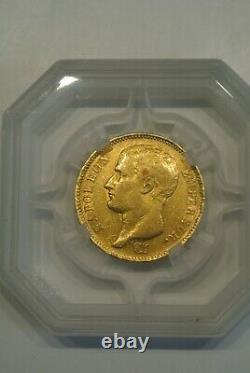 Tres Rare Ttb Rating 1700 Euro 40 Francs Gold Napoleon 1807 W Small Tiring