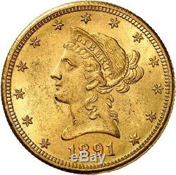 USA October 1891 Dollars CC Carson City Splendid Spl / Ms ++ Very Rare Condition Very Rare