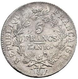 Union And Force 5 Francs An 10 Bayonne Very Beautiful Rare Example