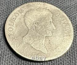 VERY RARE 2 FRANCS NAPOLEON 1st YEAR 13 MARSEILLE