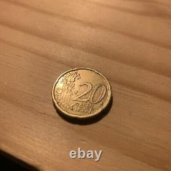 VERY RARE 20 CENT EURO COIN Spain M (Cervantes) 1999 # A1
