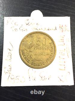 @ VERY RARE 50 Francs Guiraud 1950 (Large Listel)