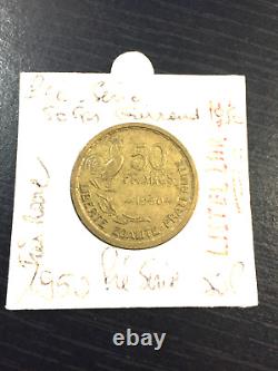 @ VERY RARE 50 Francs Guiraud 1950 (Large Listel)