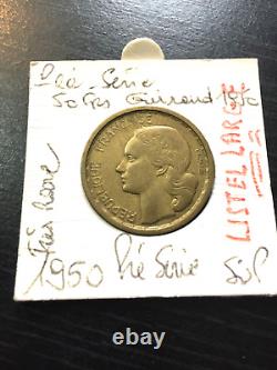 @ VERY RARE 50 Francs Guiraud 1950 (Large Listel)