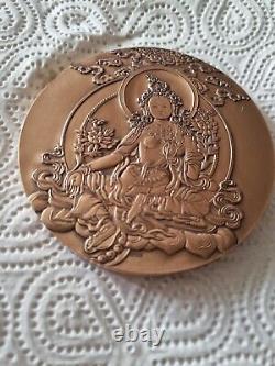 VERY RARE Bronze ART Medal LHASA TIBET Therese Dufresne