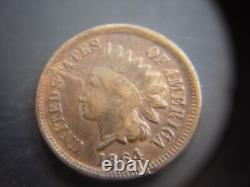 VERY RARE - ERROR SNOW! United States USA Indian Head Cent ONE Cent, 1864 No L