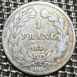 Very Beautiful Piece 1 Franc 1845 K. Louis Philippe 1. Very Rare 22501 Ex. (1312)