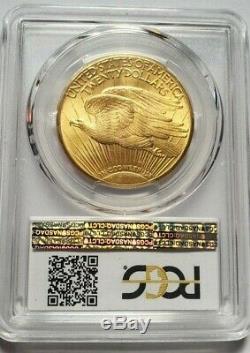 Very Nice Piece $ 20 Pcgs Ms65 + 1927 Gold Rare Quality