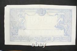 Very Pretty Ticket 1000 Francs Blue & Pink 4 August 1926 Alph. N. 2615 Rare
