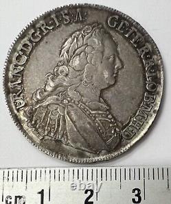 Very Rare 1/2 Thaler 1763 HA Austria? Hall, Silver REF9311