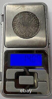 Very Rare 1/2 Thaler 1763 HA Austria? Hall, Silver REF9311