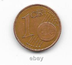 Very Rare 1 Centime Of Euro, Double Common Face (big Reduction)