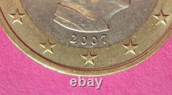 Very Rare 1 Euro Monaco Albert II 2007 Without Different Than 2991 Ex