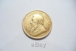 Very Rare 1 Pond South Africa 8 Gr. // 1898 Ttb +! To Grasp