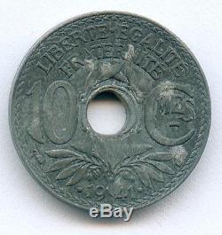 Very Rare 10 Cent Coin Lindaueur Piefort Of 1941 In Zinc @ Very Rare