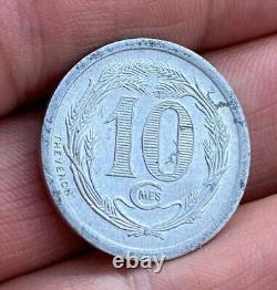 Very Rare 10 Centimes Djibouti 1921 Spl/unc, Very Rare + Nice Condition