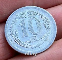 Very Rare 10 Centimes Djibouti 1921 Spl/unc, Very Rare + Nice Condition