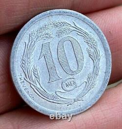 Very Rare 10 Centimes Djibouti 1921 Spl/unc, Very Rare + Nice Condition