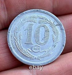 Very Rare 10 Centimes Djibouti 1921 Spl/unc, Very Rare + Nice Condition