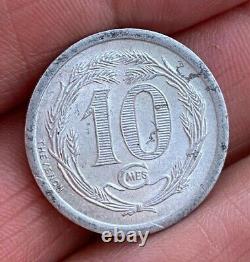 Very Rare 10 Centimes Djibouti 1921 Spl/unc, Very Rare + Nice Condition