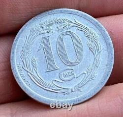 Very Rare 10 Centimes Djibouti 1921 Spl/unc, Very Rare + Nice Condition