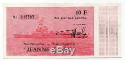 Very Rare. 10 Fr Helicopter Carrier Joan Of Arc. Red