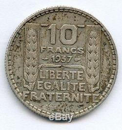 Very Rare 10 Francs Turin Silver From 1937! The Most Rare
