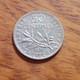 Very Rare 1897 Silver Sower 50-centime Coin, Very Fine, Almost Extremely Fine