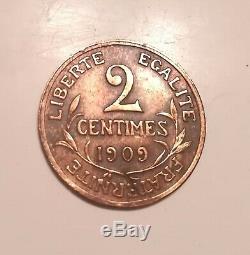 Very Rare! 2 Cents Daniel Dupuis 1907 And 1909