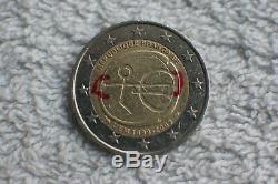 Very Rare 2 Euro Fautée U E M 1999-2009 Republique Francaise