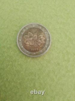 Very Rare 2 Euro Piece Finland 1999 Flower of Lakka With M