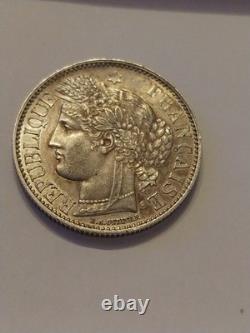 Very Rare 2 Francs Ceres 1850 A Superb Condition