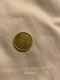 Very Rare, 20 Euro Cent Coin, Spain M (Cervantes), 1999