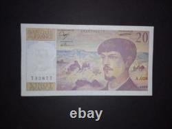 Very Rare 20 Francs Debussy Alphabet A. 026