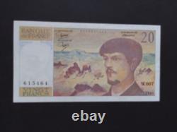 Very Rare 20 Francs Debussy Alphabet W. 007 New