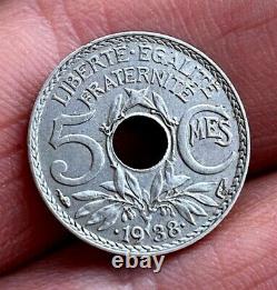 Very Rare 5 Cents Lindauer 1938 Etoile