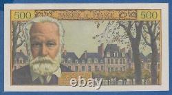 Very Rare 500f Victor Hugo Note from 6-1-1955 Sup