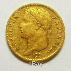 Very Rare And Beautiful Piece Of 20 Francs 1813 Rome Napoleon I