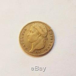Very Rare And Beautiful Piece Of 20 Francs Gold 1815 A Napoleon I Hundred Days