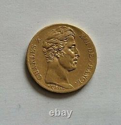 Very Rare And Beautiful Piece Of 20 Francs Gold 1830 W Charles X