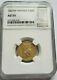 Very Rare And Superb 20-franc Gold Coin 1827w Charles X Ngc Au55