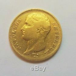 Very Rare And Very Beautiful Coin Of 20 Francs Gold 1807 W Napoleon I