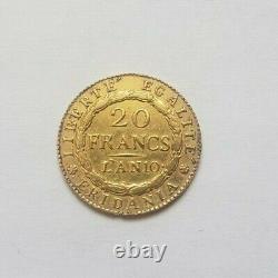Very Rare And Very Beautiful Coin Of 20 Francs Gold An 10 Marengo Turin