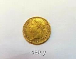 Very Rare And Very Beautiful Piece Of 20 Francs Gold 1812 M Napoleon I