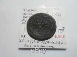 Very Rare And Very Beautiful Sesterce Of Trajan, Rome 103-111