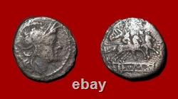 Very Rare Anonymous Sestertius, The Dioscuri, Silver, Rome, Very Fine+, R2 220SAN1