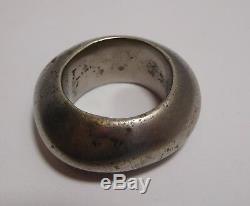 Very Rare Antique Ring Middle East Silver Coin